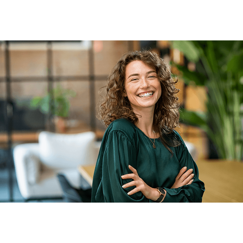 Retrato de Daiane Ferreira, persona proprietária de salão de beleza.