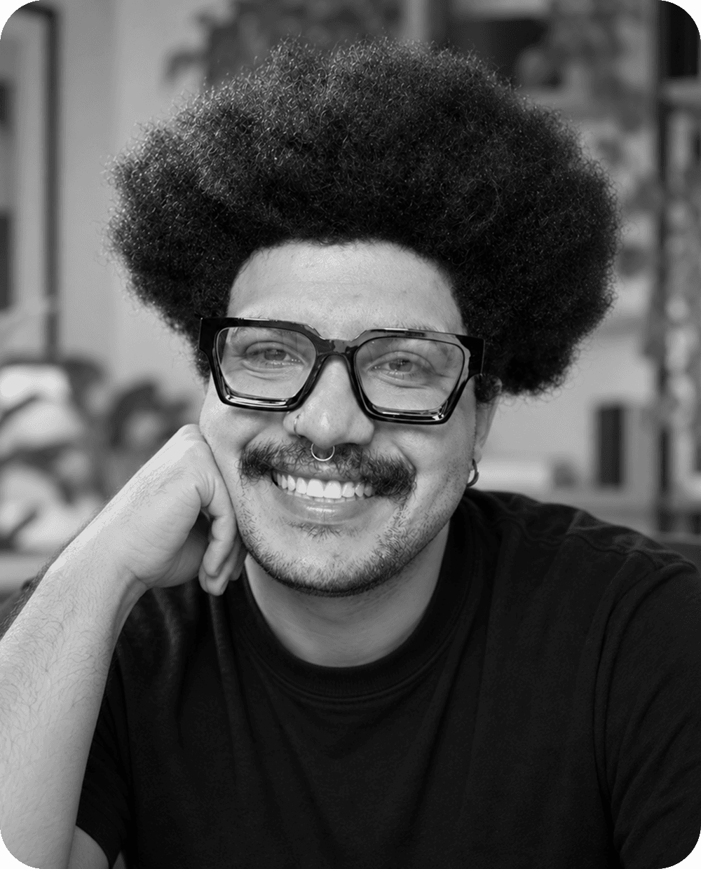 Jhonatan Rafael sorrindo